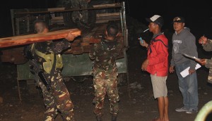 78IB confiscate illegally cut lumbers