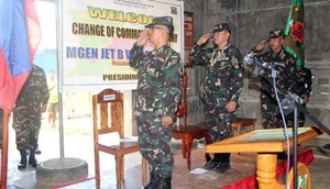 87th Infantry Battalion change-of-command